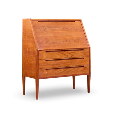 Kai Kristiansen for Tørring Møbelfabrik Mid Century Danish Teak Secretary Desk - mcm 