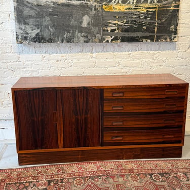 Danish Modern Rosewood Sideboard by Poul Hundevad