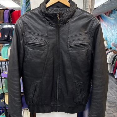 Linzhong Wang Collection Moto Leather Jacket