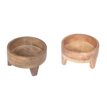 Wooden Round Planter