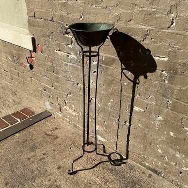 Antique Copper & Iron Planter