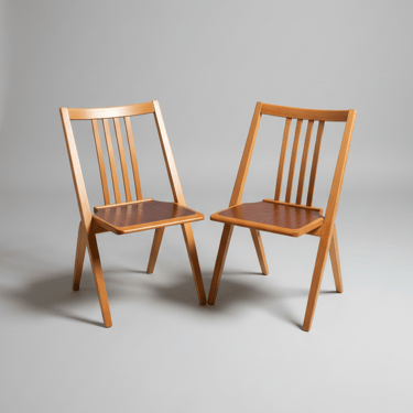 Pair Svante Skogh "Stand In" Chairs
