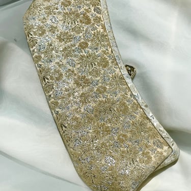 1950's Metallic Brocade Clutch