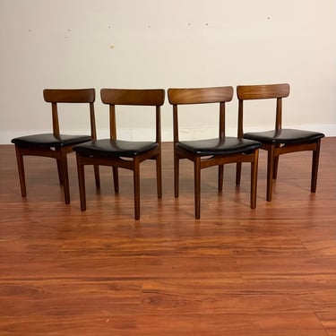 Vintage Mid-Century Dining Chairs Set of 4