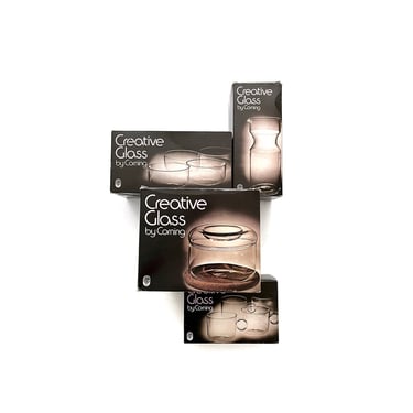 Your Choice of Vintage Creative Glass Corning Minimalist Dishware Cups Saucers Bowls Clear Heat Resistant Pyrex 