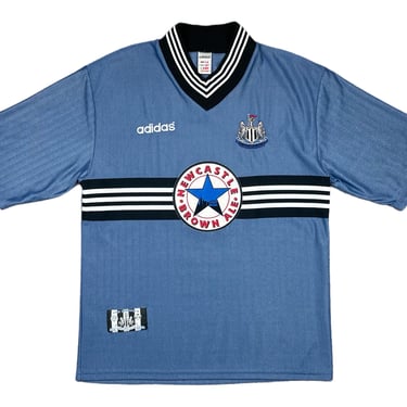 Vintage 1996/1997 Adidas Newcastle United Away Football/Soccer Jersey Shirt (Large) 