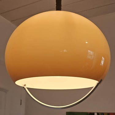 Stunning Vintage Meblo Guzzini Acrylic Pendant Lamp,Retro 70s Atomic Style- Collector's Gem 