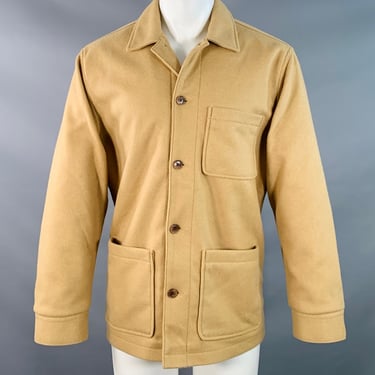 LEVI STRAUSS Size M Tan Wool Button Up Chore Coat