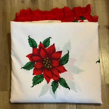Super long retro Christmas Tablecloth 