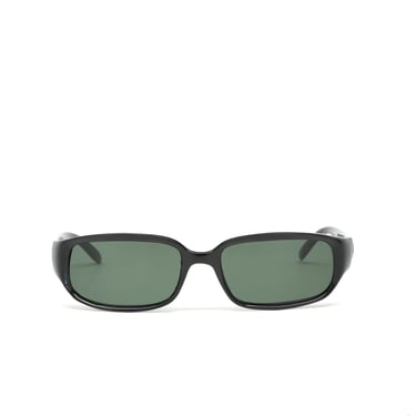 True Vintage 90s Standard Size Black Rectangle Sunglasses 