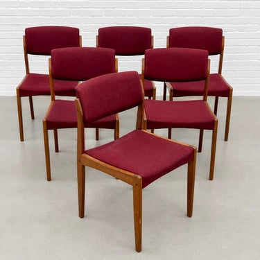 Set of 6 Danish Mid Century Modern Dining Chairs | Teak Chairs by H.W. Klein for Bramin, Made in Denmark, c. 1960’s 