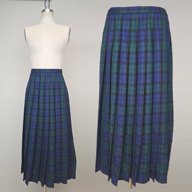 Vintage Pendleton Skirt / Tartan Skirt / Plaid Skirt / Pendelton / Size Medium - Large 