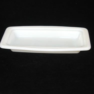 Pyrex Milk Glass Butter Dish Bottom 72-B Replacement Part Only; Vintage Ovenware 