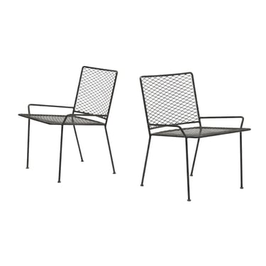 Original Pair of Van Keppel-Green Expanded Metal Series Chairs, Model 872, 1953
