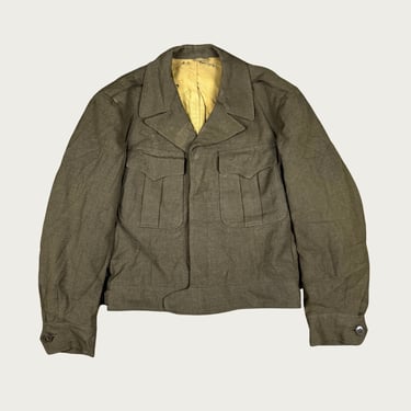 (S) 1940s WWII Wool Military Jacket