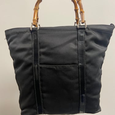 Vintage Gucci Bamboo Tote 