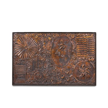 Adrian Pearsall for Craft Associates Mid Century Goop Brutalist Wall Art - mcm 