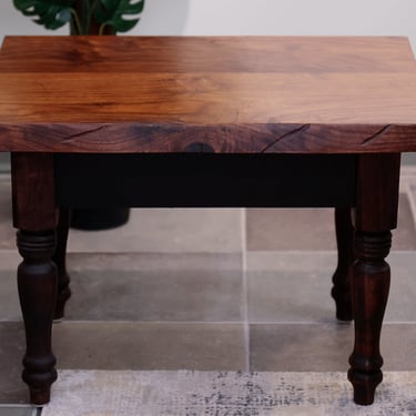 Black Walnut Accent Side Table
