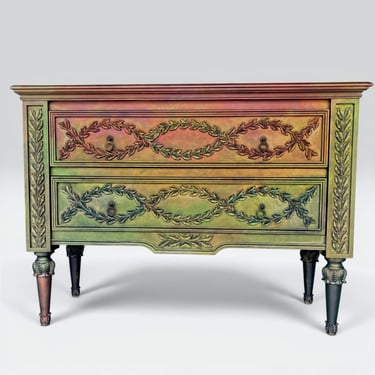 A Walk in the Woods Hand Painted Color Shifting Dresser by Tanglewood Sue