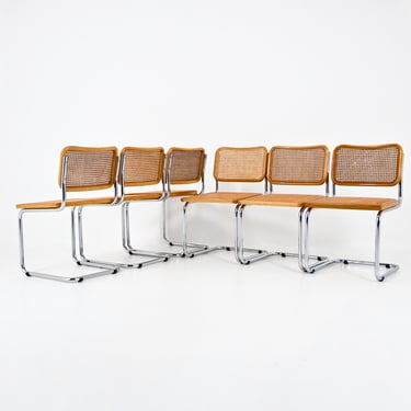 Dining Chairs Style B32 by Marcel Breuer Set of 6 