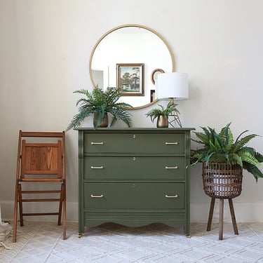 A Sweet Petite Dresser in Talley Green