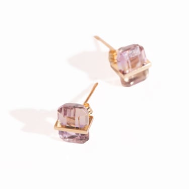 JANUKA Ametrine Stud Band Earrings
