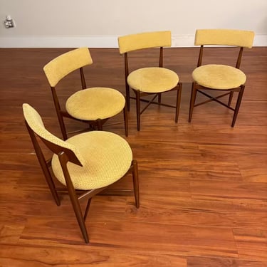 G-Plan Vintage Round Dining Chairs Set of 4