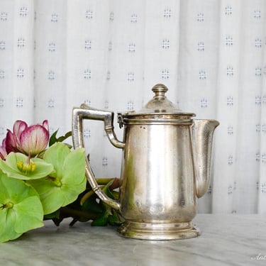 Vintage Buck Hill Falls Hotel Silver Teapot 