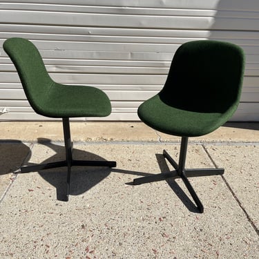 Pair (2) Neu 10 Swivel Chairs by Sebastian Wrong for Hay Danish Modern Contemporary DWR - 8 available 
