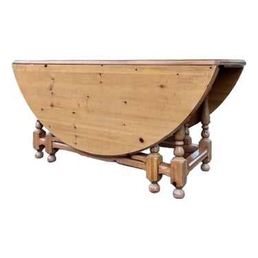 Pine Gate Leg Drop Leaf Harvest Dining Table 