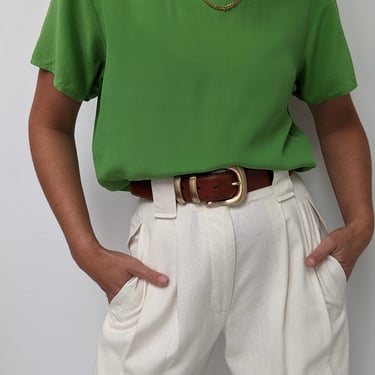 Vintage Kiwi Silk Tee