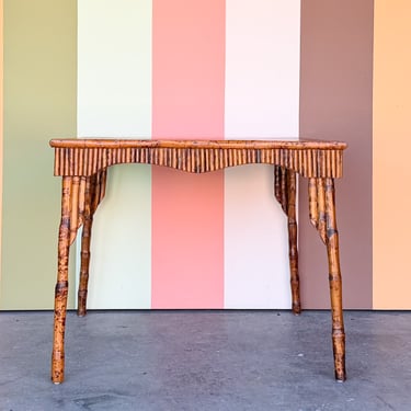 Hand Painted Bamboo Game Table