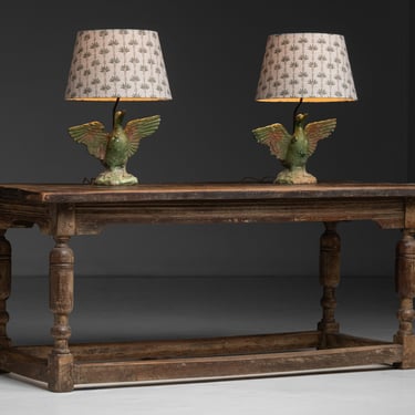 Duck Table Lamps / Console Table