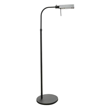 Modern Style Brushed Steel Adjustable Pharmacy Floor Lamp