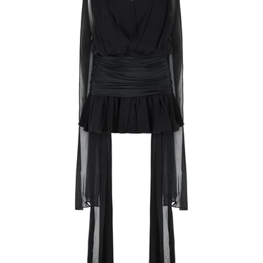 Blumarine Black Viscose Dress Women