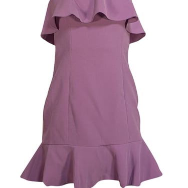 Rachel Zoe - Dusty Purple Strapless Ruffle Hemming Dress Sz 2