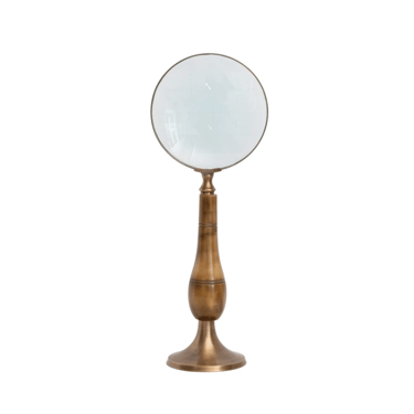 Brass &amp; Bone Magnifying Glass