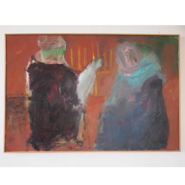 Original Vintage VIRGINIA Cohn PARKUM PAINTING 24x36