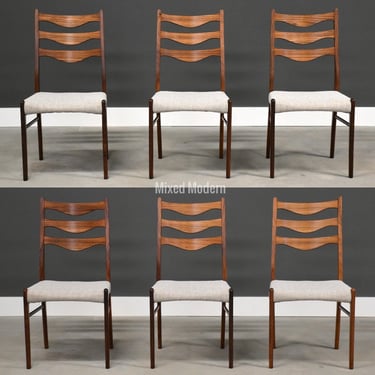 Rosewood Dining Chairs by Arne Wahl Iversen - Set of 6 
