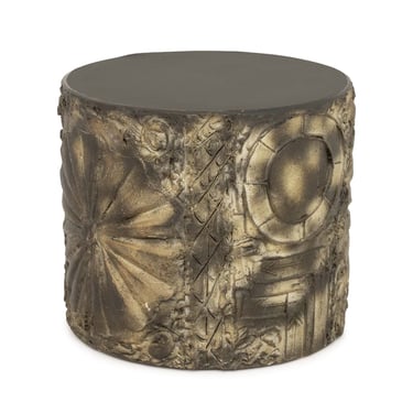 Adrian Pearsall "Goop" Brutalist Circular Side Table