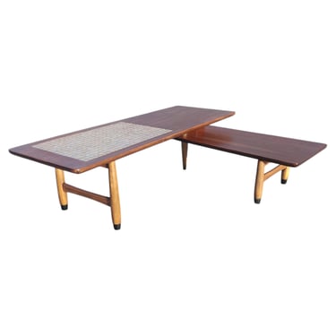 Professionally Refinished Andre Bus for Lane 'Switchblade' Pivoting Coffee Table
