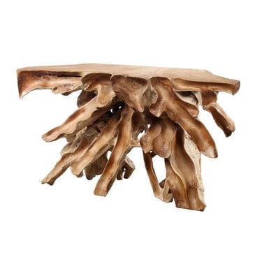 59”  One of a kind Teak Root Console Table from Terra Nova Designs Los Angeles 