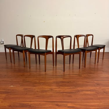 Johannes Andersen Rosewood Dining Chairs Set of 6