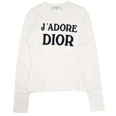 Christian Dior 2001 Long Sleeve T-shirt White #38