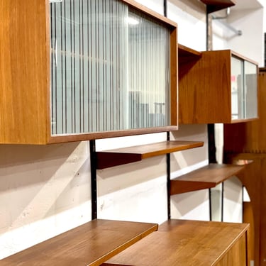 Danish Modern Wall Unit of Shelving System by Kai Kristiansen for FM Mobler 