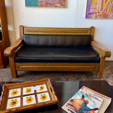 Hacienda style Mexican Loveseat