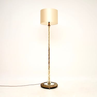 Vintage Italian Murano Glass Floor Lamp