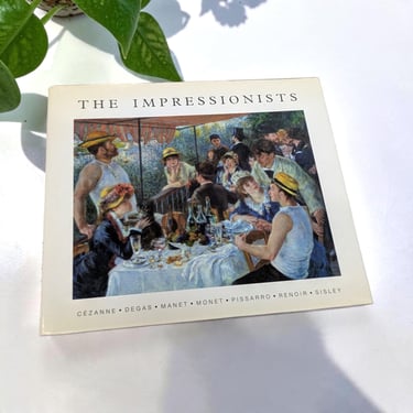 Vintage The Impressionists Book Retro 1990s Hardcover + Edited By Bruce Bernard + 246 Color Illustrations + Coffee Table Book 