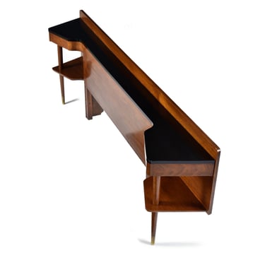 American of Martinsville Dania Bar Bed Headboard with Nightstands 
