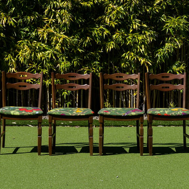 Danish Brutalist Dining Chairs in Oak